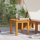 vidaXL Vrtna miza 35x35x34 cm Trdni les Akacijev u