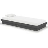 The Living Store Posteljni okvir siv iz trdnega lesa 75x190 cm - Posteljni Okvir, (21528147) | Shoptok.si
