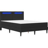  Krevetna konstrukcija Crna 120 x 190 cm Umjetna koža | shoptok.hr