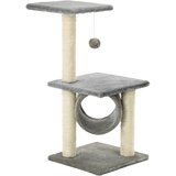  Penjalica za mačke sa stupovima za grebanje od sisala 65 cm siva | Eponuda.com