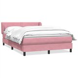 Box Spring krevet s madracem ružičasti 160x220 cm baršun | shoptok.hr