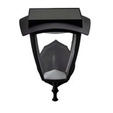  LED solarna zidna lampa LED/2W/3,7V 3000/6000K IP65 2200 mAh crna | Eponuda.com