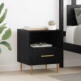 vidaXL Noćni ormarić Crna 40 x 35 x 47.5 cm Konstruirano drvo Cijene