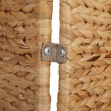 vidaXL Sobna pregrada s 4 panela 163 x 180 cm od vodenog zumbula | shoptok.hr