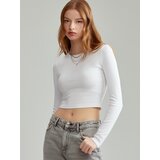 House - Strukirana bluza - Bijela | shoptok.hr