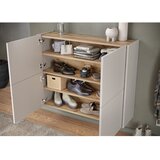 Germania Kremno bela stenska omarica v mat dekorju 97x79x27 cm Binetto – | Shoptok.si
