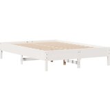  Krevet s regalom z knjige bez madraca bijeli 120x190cm borovina | shoptok.hr