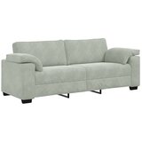  Dvodijelni set sofa s jastucima, svijetlo sivi baršun | shoptok.hr