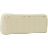 vidaXL Vzglavna stranica krem 140 cm blago | Shoptok.si