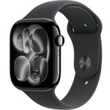 Apple watch S11 gps 46mm jet black aluminium case with black sport band - m/l (meux4rk/a) | Eponuda.com