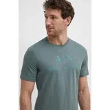 Armani Exchange Kratka majica moški, siva barva