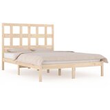 The Living Store Posteljni okvir iz trdne borovine 160x200 cm - Posteljni Okvir, (21526004) | Shoptok.si
