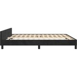 vidaXL Okvir za krevet s uzglavljem crni 180x200 cm baršunasti | shoptok.hr