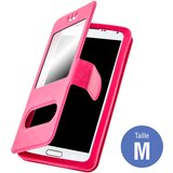 AVIZAR Ohišje za pametni telefon: dolžina med 127 mm in 132 mm in dvojno okno, Roza, (5000010906) | Shoptok.si