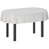  Tkanina za stol 5 kom. Ovalni Bijela 130 x 180 cm | shoptok.hr