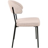 Hom`in stol, les, kovina, tekstil pink | Shoptok.si