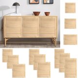 vidaXL Vrata sa žaluzinama 4 kom od masivne borovine 39,5 x 49,4 cm Cijene