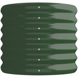  Povišena vrtna gredica od pocinčanog čelika 114 x 40 x 36 cm zelena | shoptok.hr