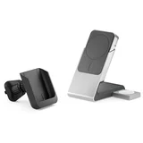 indukcijski punjač 3 A Matrix+ Wireless 3-in-1 MM31CPBCBK-G 5000 mAh Izlazi standard indukcijskog punjenja, Apple