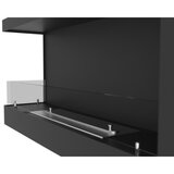  InFire - Crni ugaoni BIO kamin 45x90 cm 3kW | Eponuda.com