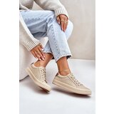 Big Star Insulated women's sneakers beige Cene
