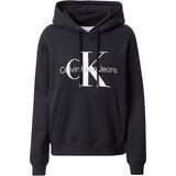 Calvin Klein Jeans Sweater majica crna / bijela Cijene