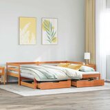  Dnevni krevet na razvlačenje bez madraca voštano smeđi 90x190cm | Eponuda.com