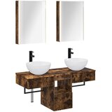  Set ormarića za kupaonicu 5 kom. Dimljeni hrast | shoptok.hr