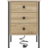  Noćni ormar s ladicama 2 pcs Sonoma hrast 42 x 41 x 61 cm | shoptok.hr