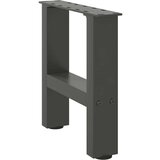  Noge za stolić antracit 2 kom 40x(30-31) cm čelik | shoptok.hr