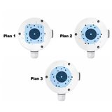 Gembird CAM-MOUNT-JB60 metalna vodootporna kutija, nosac za montazu kamere 116x116x45mm