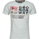 Geographical Norway Majice s kratkimi rokavi JIVY Siva | Shoptok.si