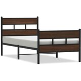 Maison Chic Posteljni okvir - Enojna postelja - Postelja za odrasle brez vzmetnice z vzglavjem/vznožjem 75x190 cm-J13549, (21775903) | Shoptok.si