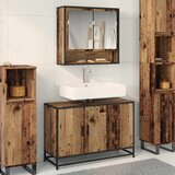  Set namještaja za kupaonicu 2 kom. Staro drvo 90 x 33 x 60 cm Cene
