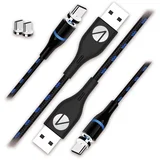 PS5 TWIN MAGNETIC PLAY &amp; CHARGE CABLES -2 X 3m