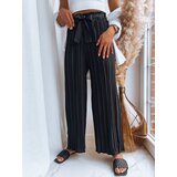 DStreet Marszczone spodnie damskie RUFFLES czarne | Shoptok.si