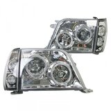 Oem Kristalni farovi Angel Eyes Toyota Land Cruiser FJ90 (1996-2003), Hrom | Eponuda.com
