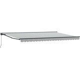  Okvir tende Antracit i bijelo 500 × 300 cm | shoptok.hr