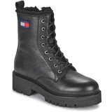 Tommy Jeans Polškornji TJW URBAN BOOT TUMBLED LTR WL Črna | Shoptok.si