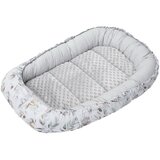 Medi Partners Baby cocoon/nest – Deer in leaves + gray Minky | ePonuda.com