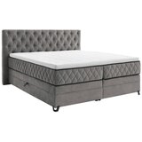 Modern Living Postelja Boxspring Carmen, Siva, 180x200 Cene