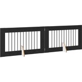  Vrata za pse s postoljem 2 pcs Crni hrast 100 x 60 cm | shoptok.hr
