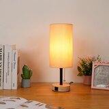  Brilagi - Stona lampa sa USB priključkom TABLON 1xE27/25W/230V hrast/crna/bež | Eponuda.com