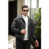 Dewberry 91831 Mens Oversize Jacket-BLACK