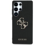 Guess GUHCS25LPGT4MBK ovitek za Samsung Galaxy S25 Ultra 5G - Grained - črn | Shoptok.si