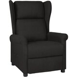 Maison Chic Naslanjač - Relax naslanjač iz črnega blaga, (22062182) | Shoptok.si