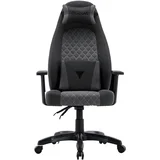 Gejmerska stolica Zelus E4 Weave sivo-crna