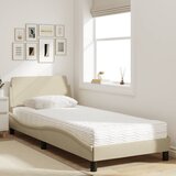  Krevet s madracem Dover krem 90 x 190 cm od tkanine | shoptok.hr