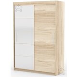 ADRK Furniture Garderobna omara z drsnimi vrati Esti - 150 cm - sonoma Cene