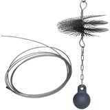 vidaXL Okrugla četka za dimnjak dijametrom 20 cm | shoptok.hr